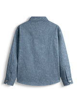 BLEACH EFFECT SHIRT V2 - BLUE