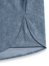 BLEACH EFFECT SHIRT V2 - BLUE