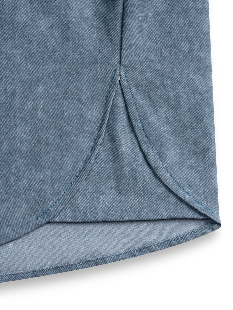 BLEACH EFFECT SHIRT V2 - BLUE