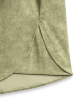 BLEACH EFFECT SHIRT V2 - MOSS GREEN