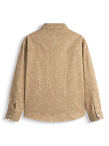 BLEACH EFFECT SHIRT V2 - BEIGE