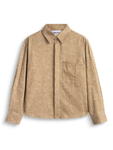 BLEACH EFFECT SHIRT V2 - BEIGE