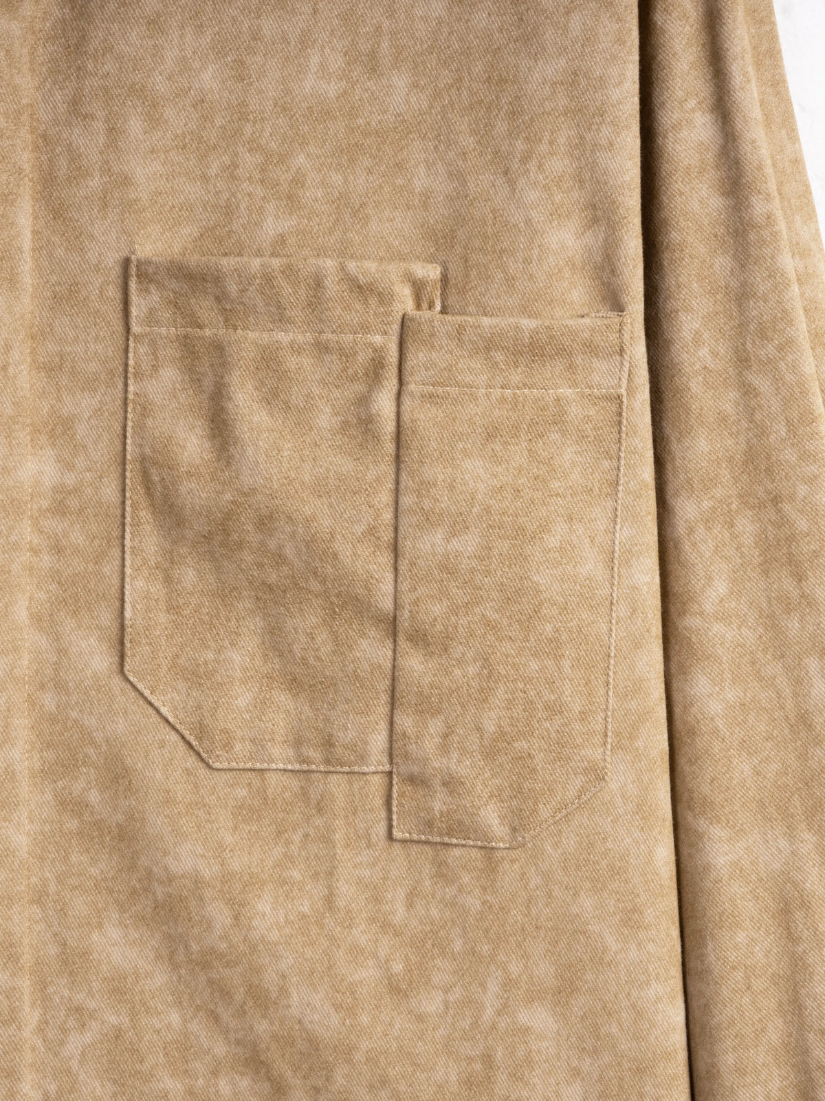 BLEACH EFFECT SHIRT V2 - BEIGE