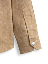 BLEACH EFFECT SHIRT V2 - BEIGE
