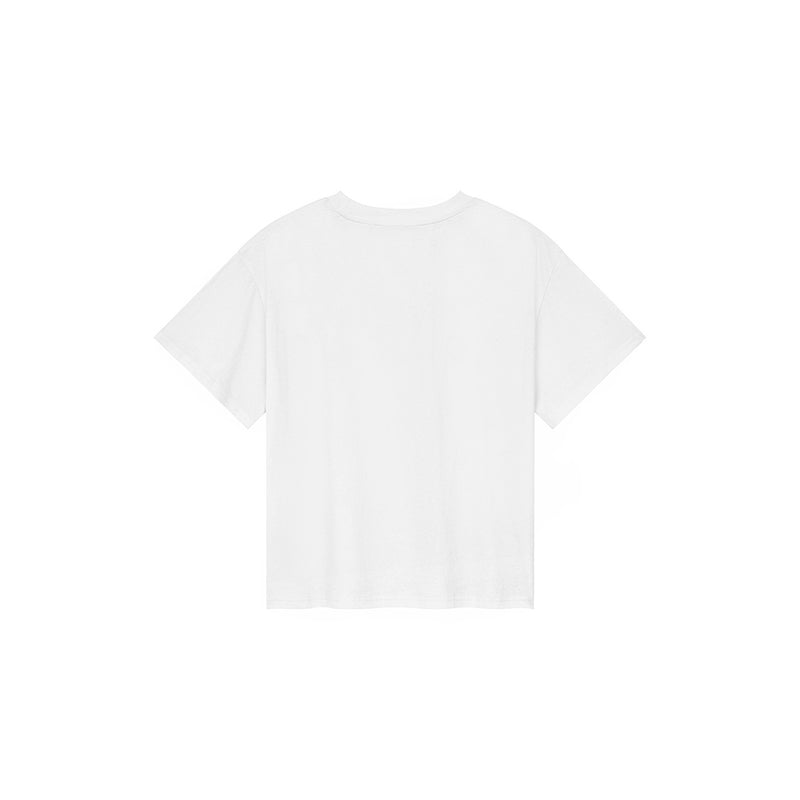 OWST ATHLETIC GRAPHIC RAGLAN T-SHIRT / WHITE 