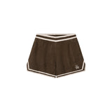 OWST KNITTED SHORTS - DARK BROWN