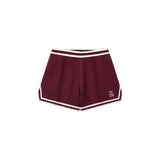 OWST KNITTED SHORTS - BURGUNDY