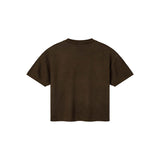 OWST COLLAR KNITTED TEE - BROWN 