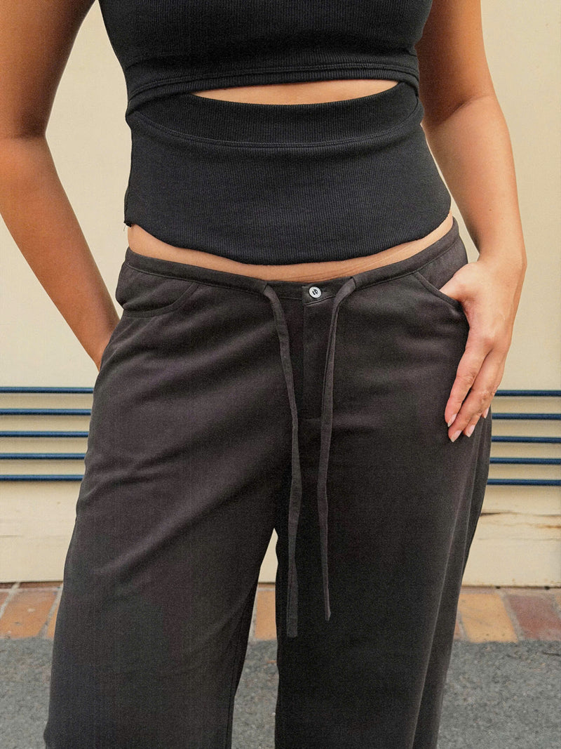 THANG THOM PANTS - CHARCOAL GREY