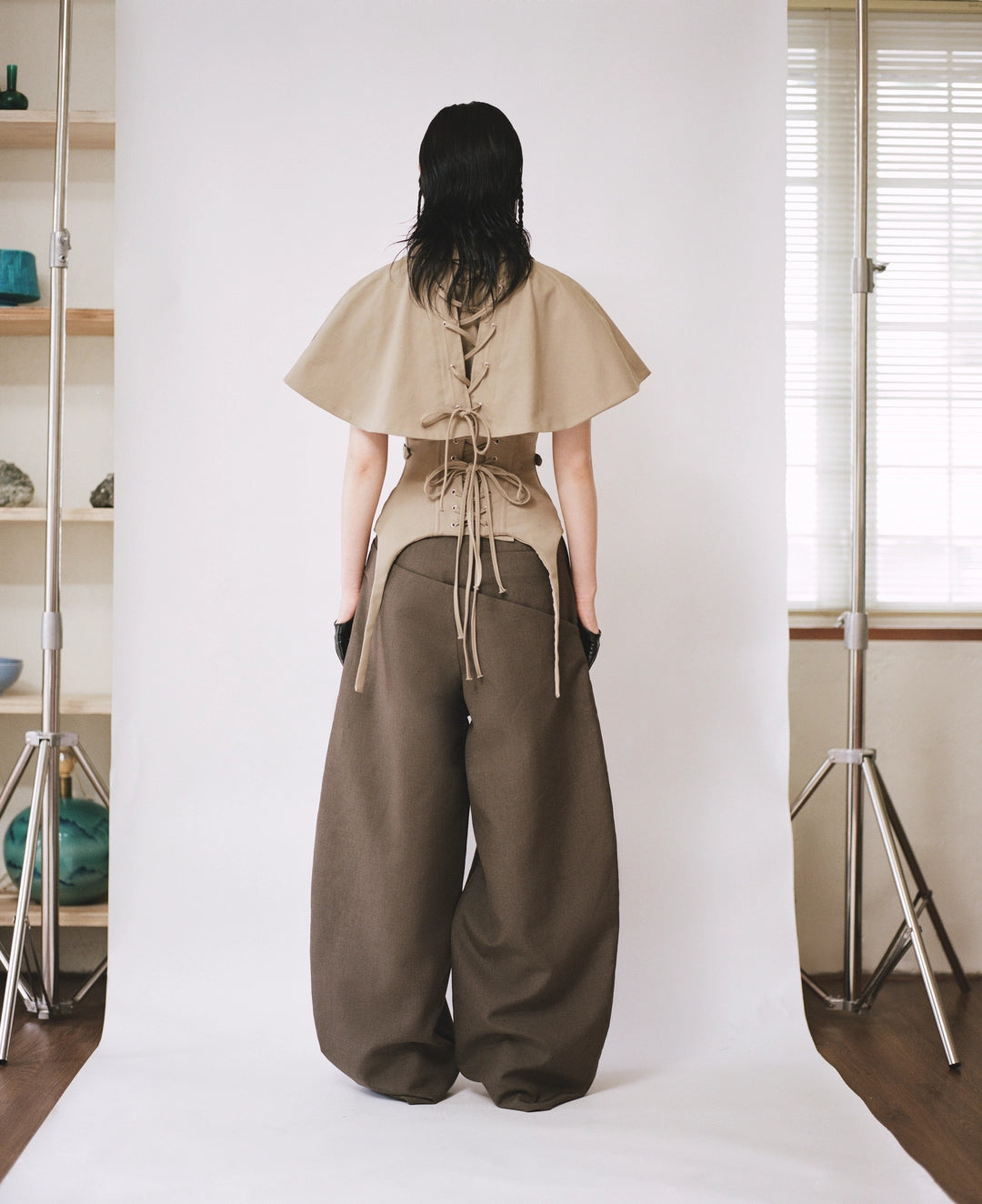 FRAME TROUSERS - BROWN