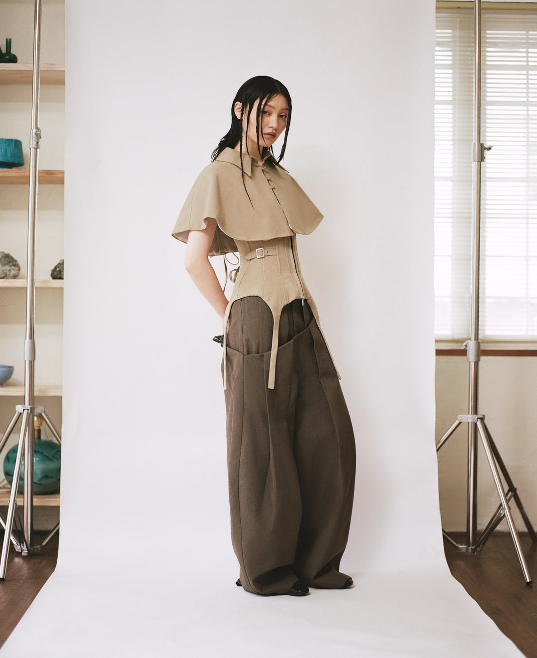 FRAME TROUSERS - BROWN