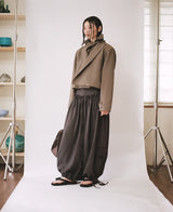 EXTENDED BLAZER - BROWN