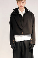 EXTENDED BLAZER - BLACK