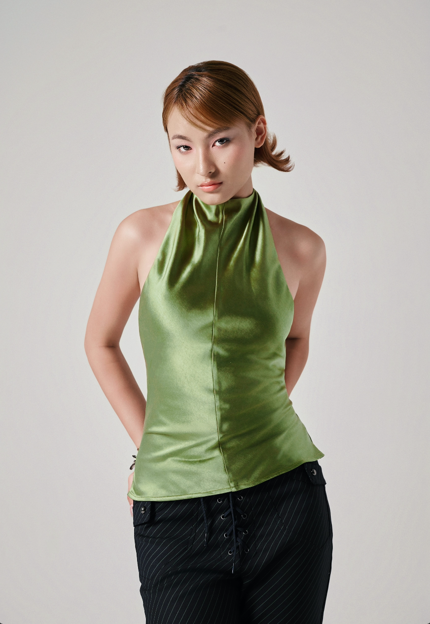 DADDLES TOP - FOREST GREEN