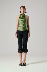 DADDLES TOP - FOREST GREEN
