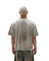 “FNOS” - TWG44 - WASHED PRINTED TEE – DUST IVORY