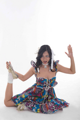 DANTE DRESS - BLUE