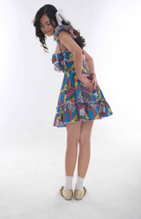 DANTE DRESS - BLUE