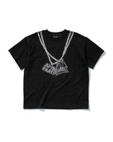 BLACK CHIN CHAIN OVERSIZED TEE