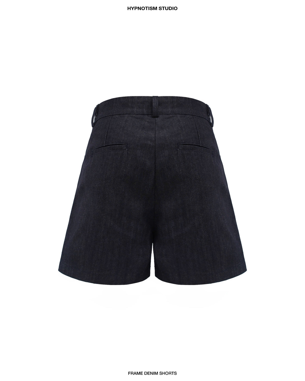 INDIGO FRAME DENIM SHORTS