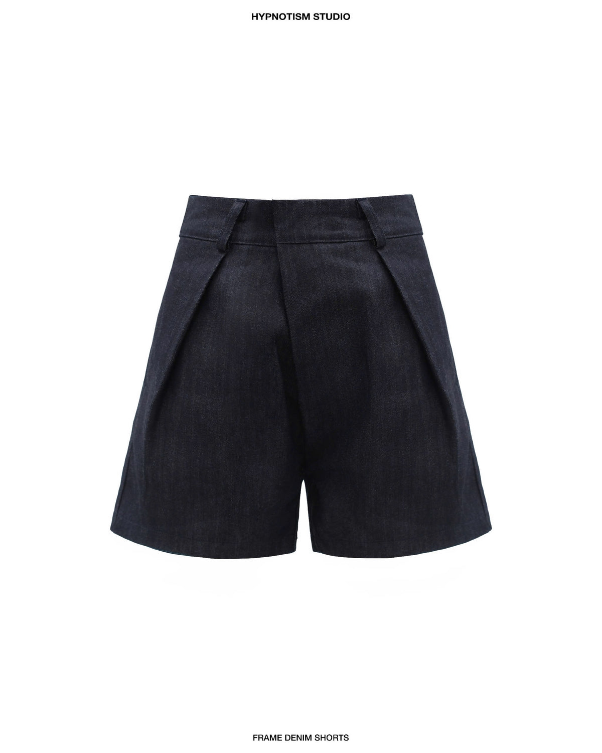 INDIGO FRAME DENIM SHORTS