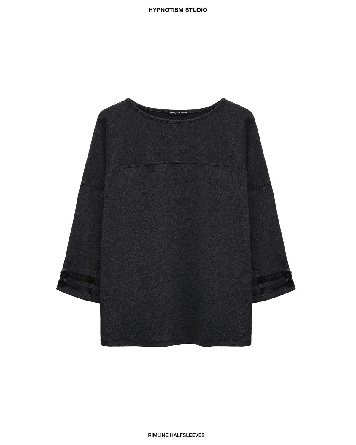 GREY RIMLINE HALFSLEEVES SHIRT