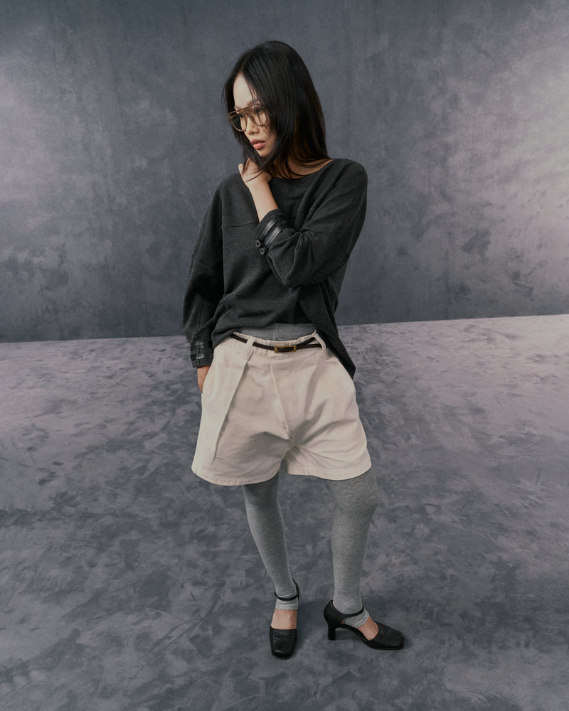 GREY RIMLINE HALFSLEEVES SHIRT