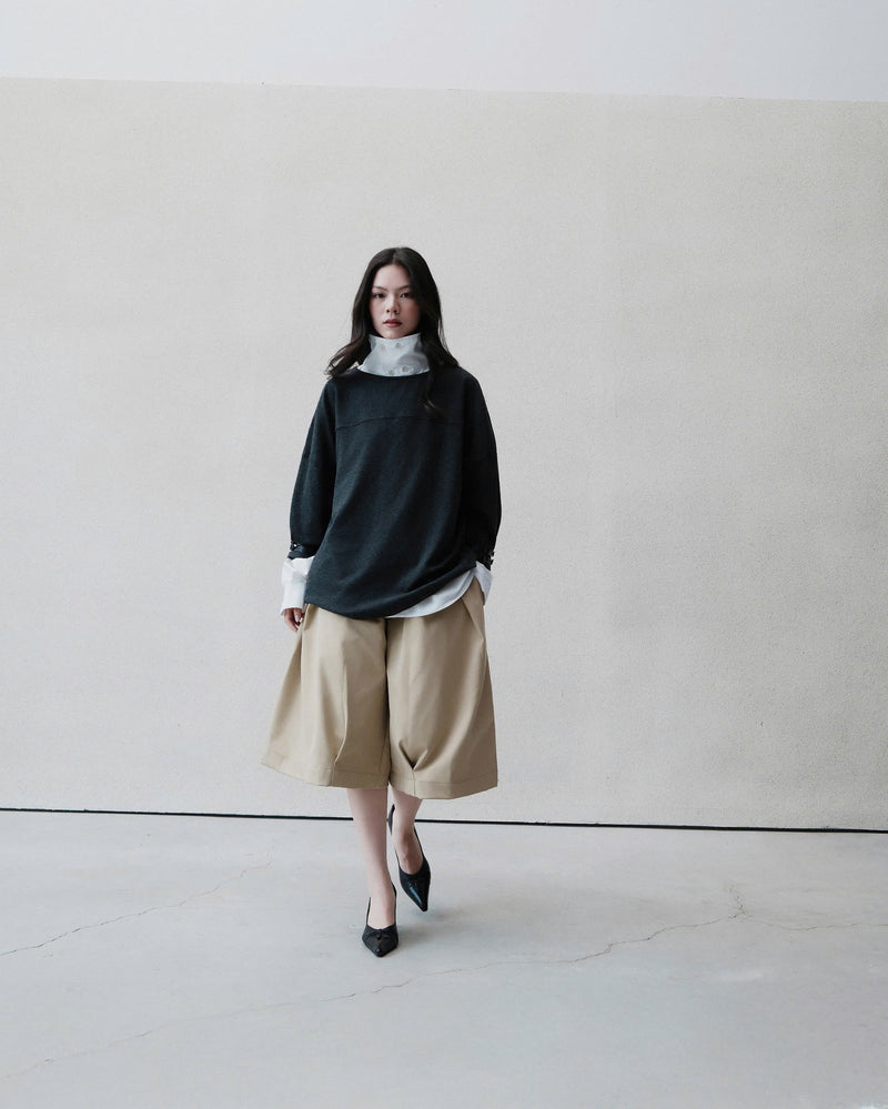 GREY RIMLINE HALFSLEEVES SHIRT