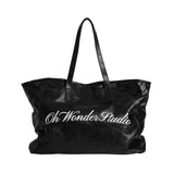 OWST LEATHER TOTE BAG BLACK