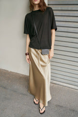MAREN SKIRT IN PEARL BEIGE