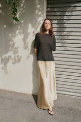 MAREN SKIRT IN PEARL BEIGE