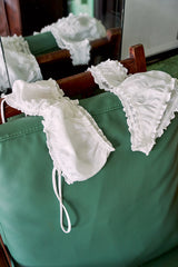 TENDER LINGERIE SET - WHITE & ASH ROSE