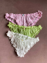 VIVID PASTRY PANTIES - SET OF 3