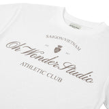 OWST ATHLETIC GRAPHIC WASHED T-SHIRT WHITE