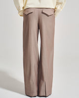 OWST STRAIGHT LEG TROUSERS - SAND BEIGE