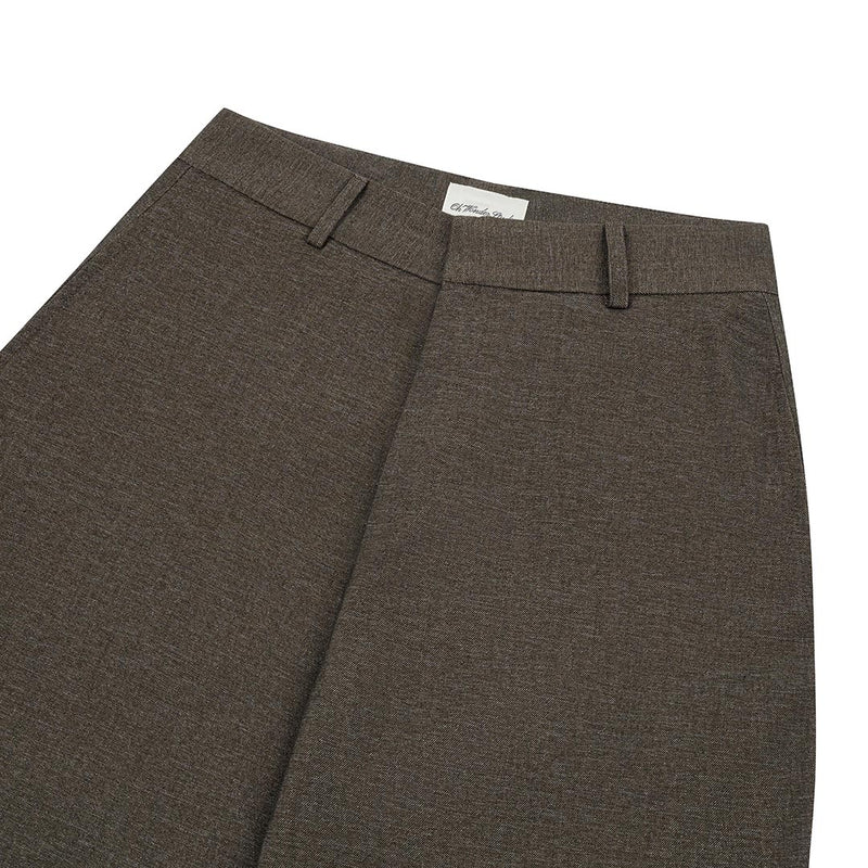 OWST STRAIGHT LEG TROUSERS -  OLIVE BROWN