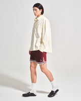 OWST KNITTED SHORTS - BURGUNDY