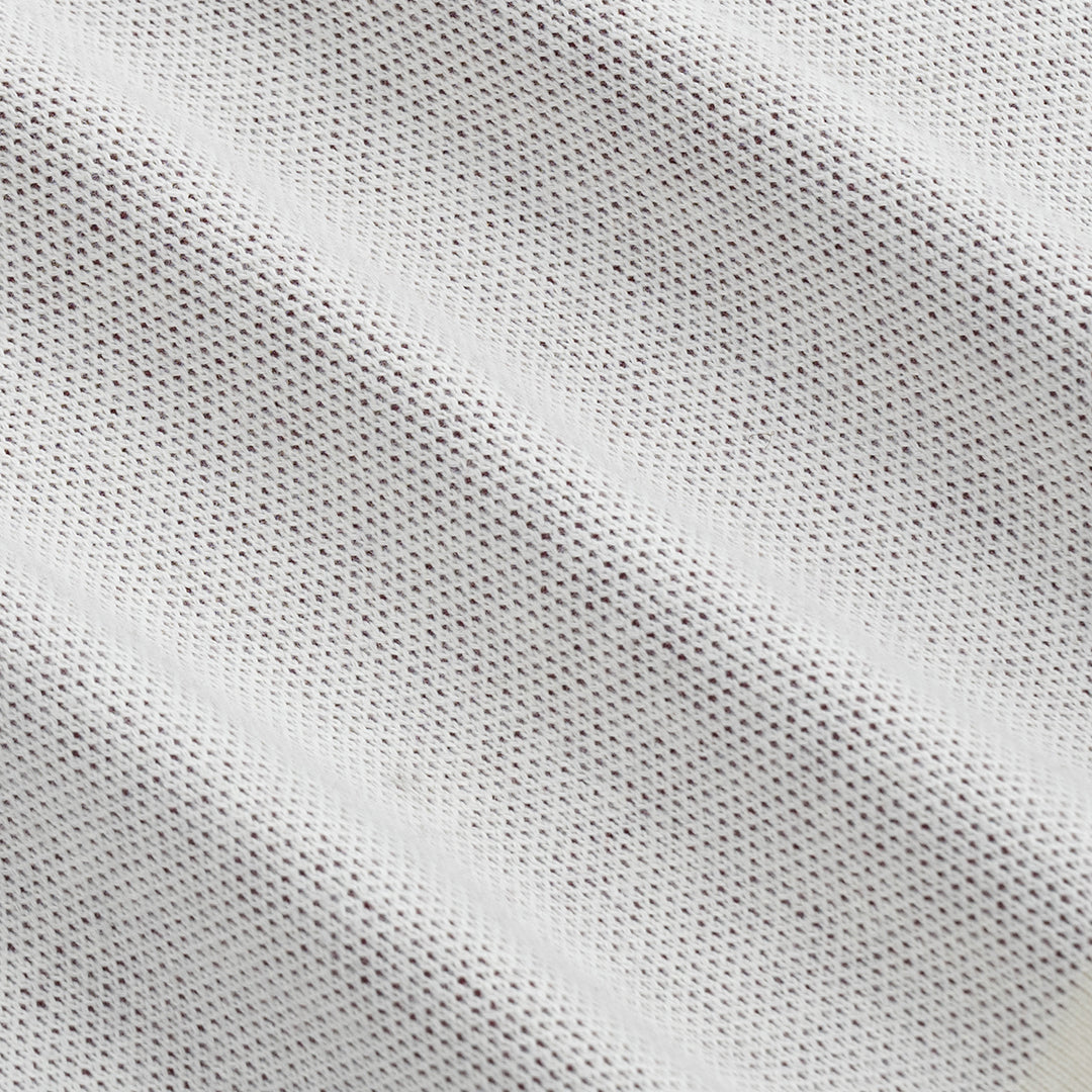 OWST COLLAR KNITTED TEE - CREAM