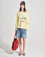 OWST LEATHER TOTE BAG RED