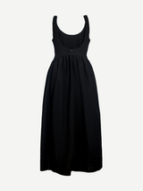 CURVED BACKLESS DRESS