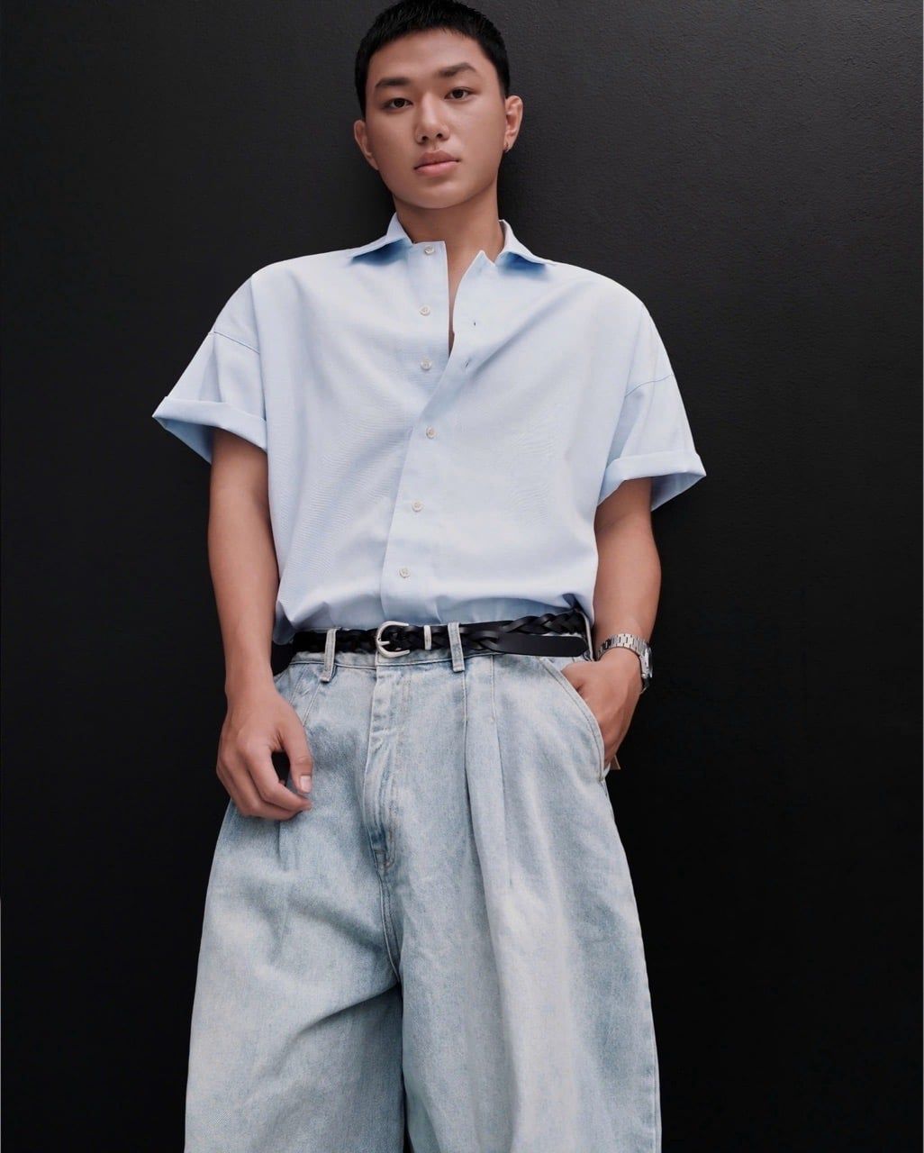 BLUE OXFORDS SHIRT