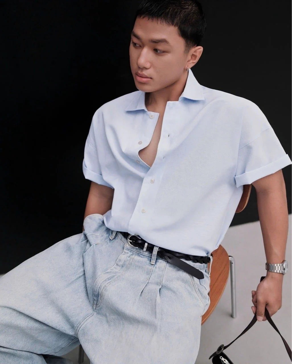 BLUE OXFORDS SHIRT