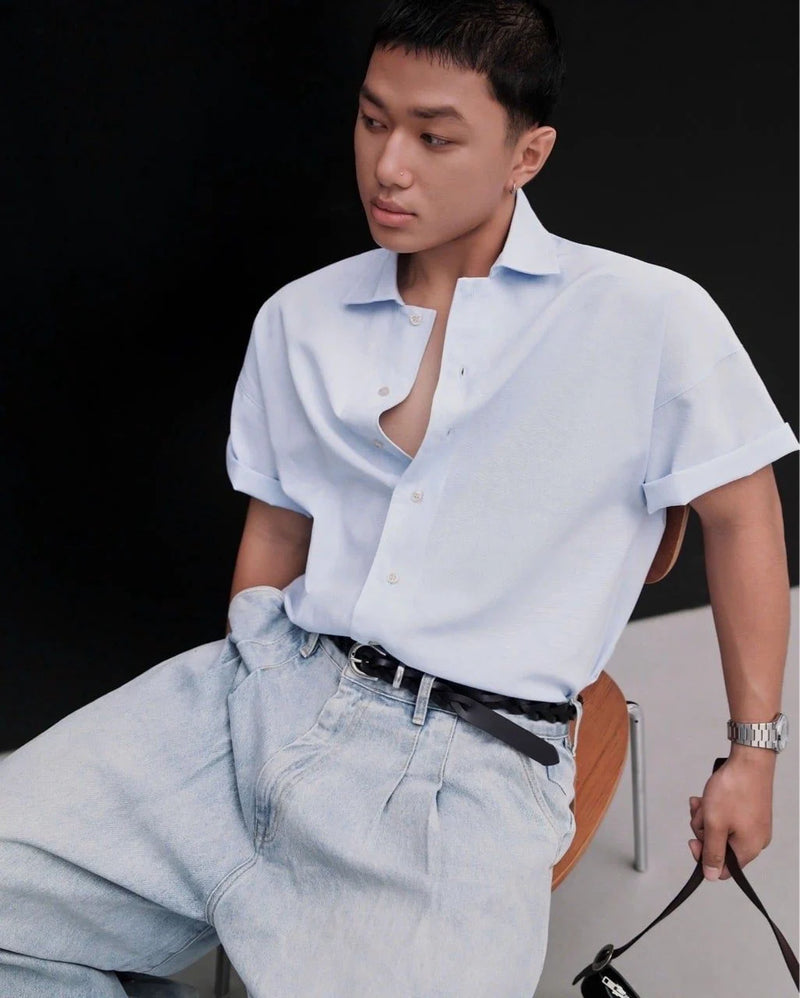 BLUE OXFORDS SHIRT
