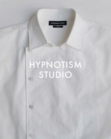 WHITE SLANT SHIRT