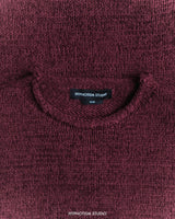 PLUM DRIFTWEAVE KNIT