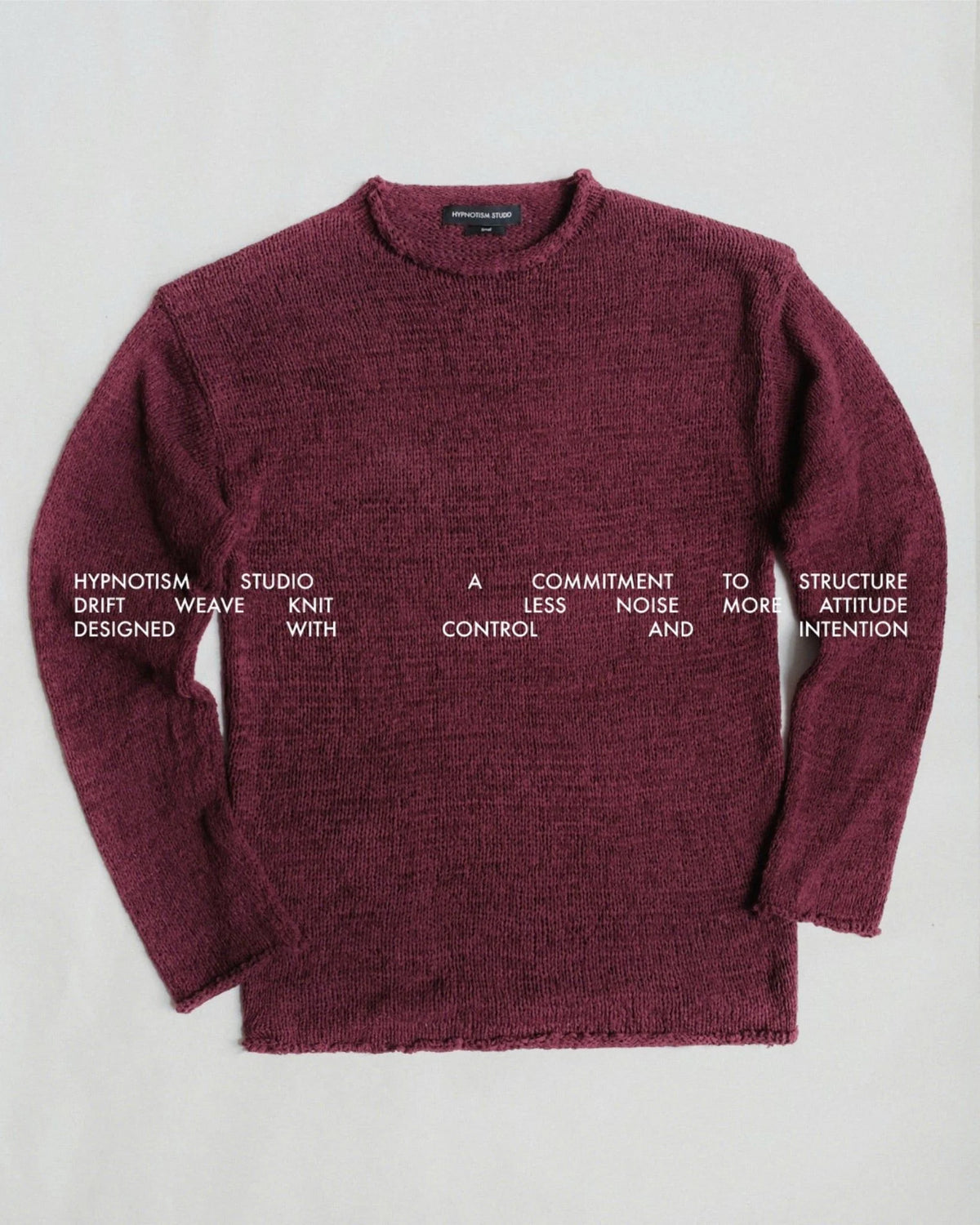 PLUM DRIFTWEAVE KNIT