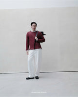 PLUM DRIFTWEAVE KNIT