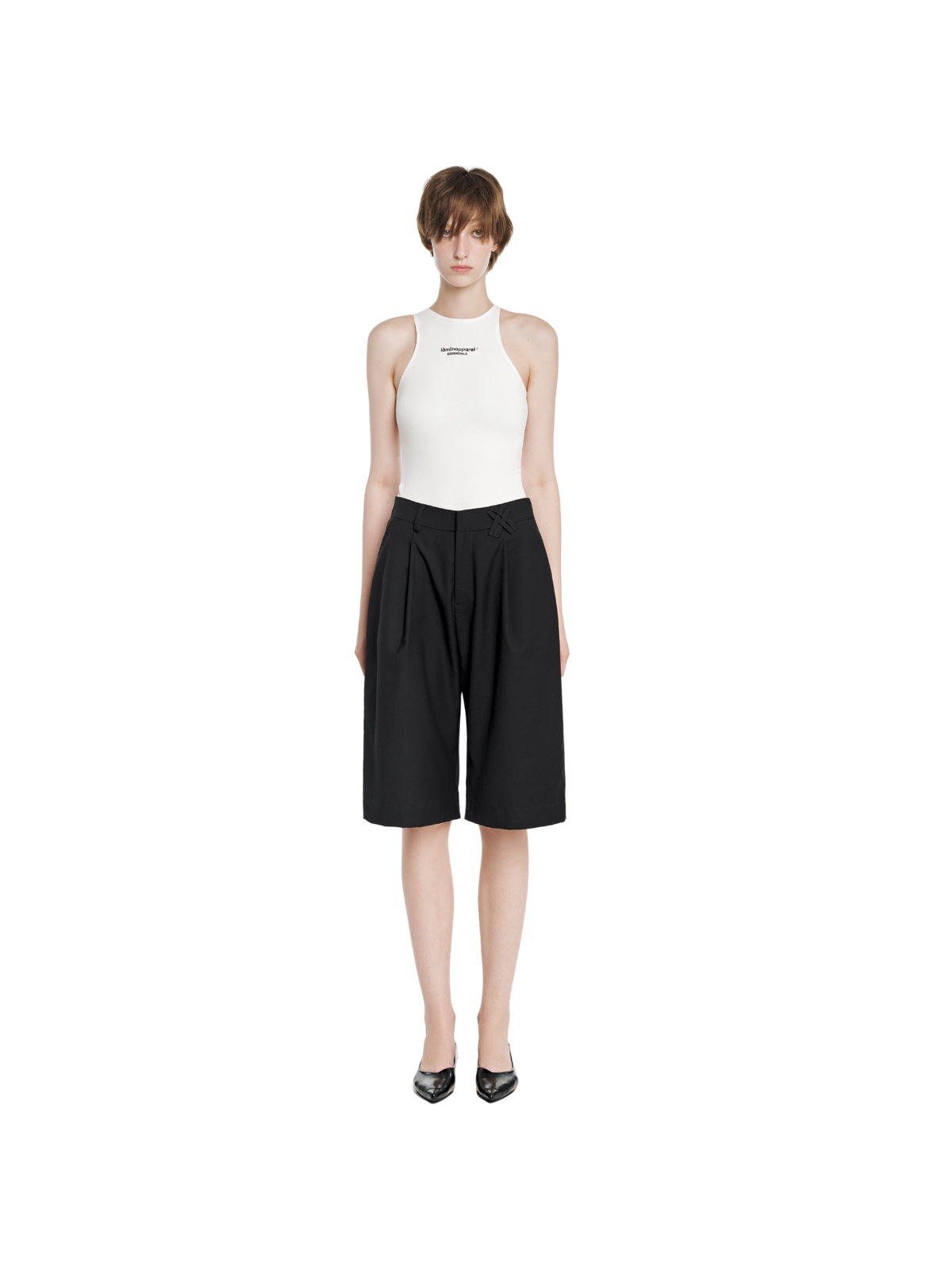 UNEVEN SHOULDER TANK TOP