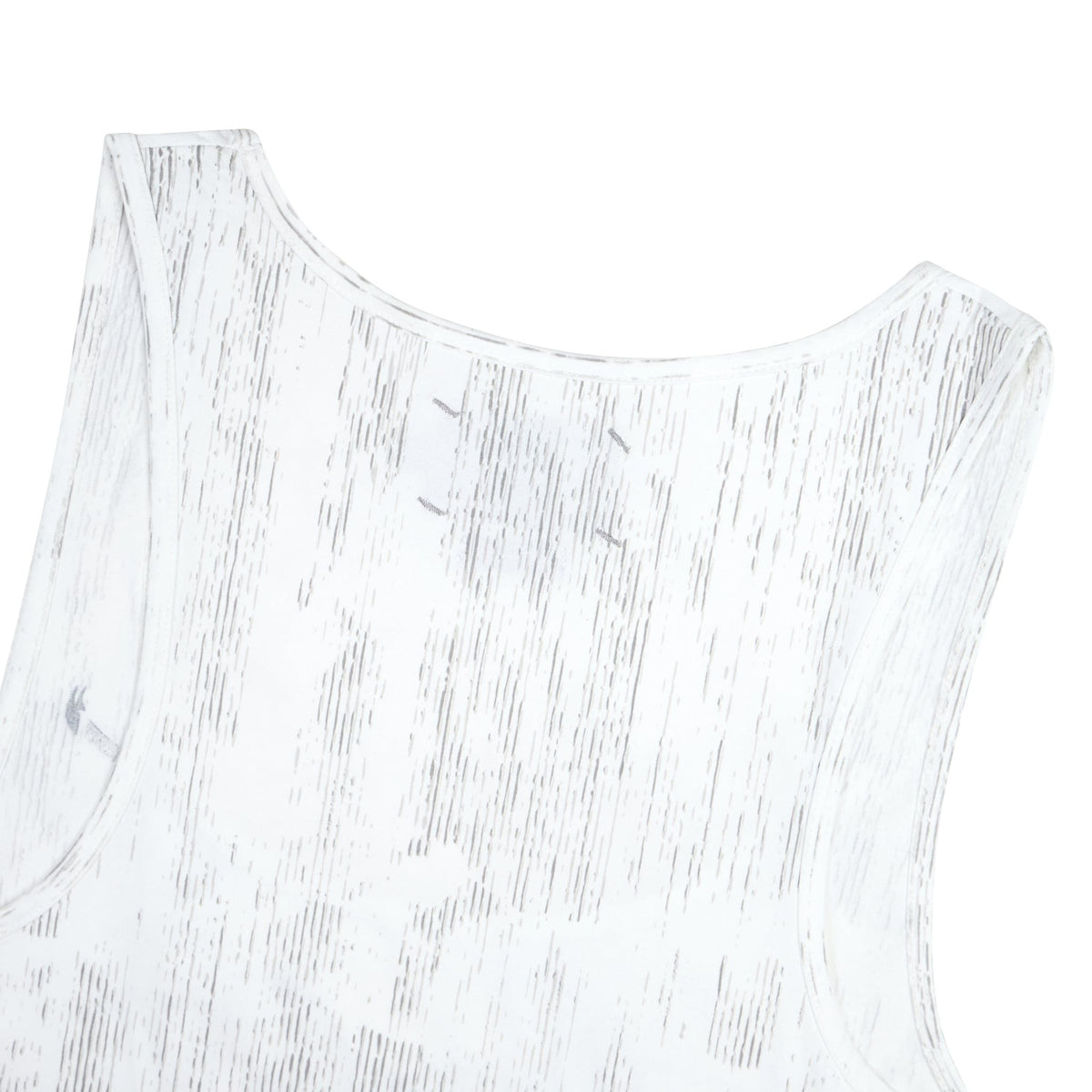 WHITE LDJ PATTERN TANK TOP