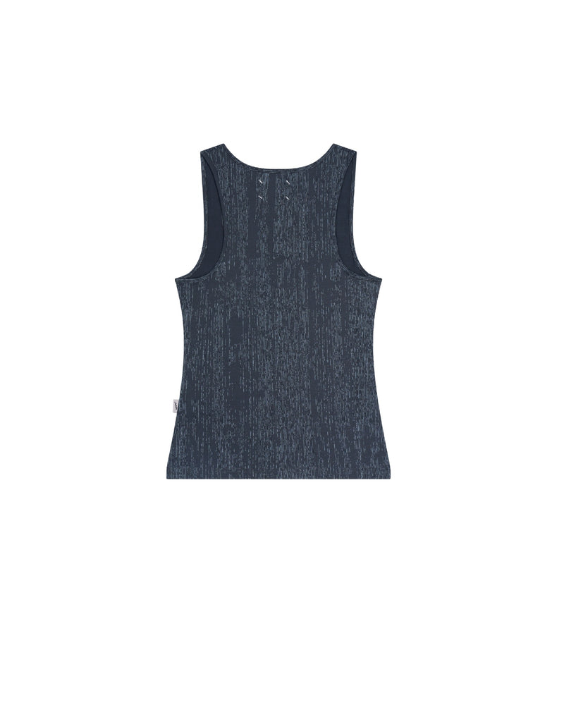 MIDNIGHT NAVY LDJ PATTERN TANK TOP